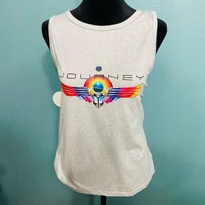 Gray Graphic Tank Top